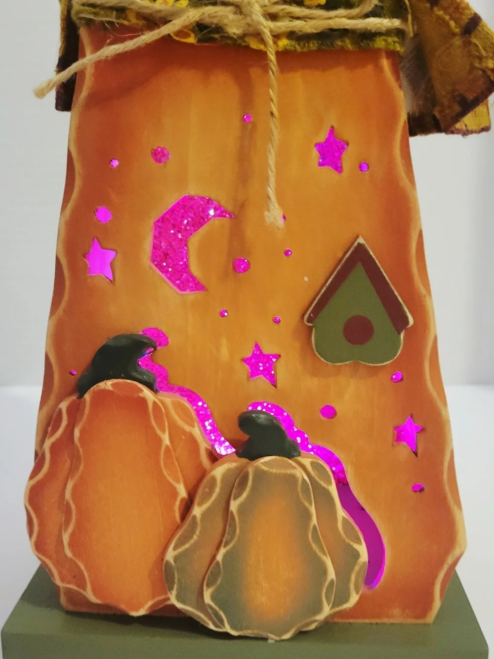 Vtg Halloween Harvest Scarecrow 16